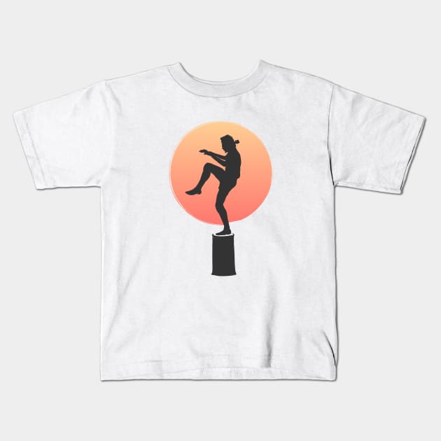 Karate Kid Kids T-Shirt by LateralArt